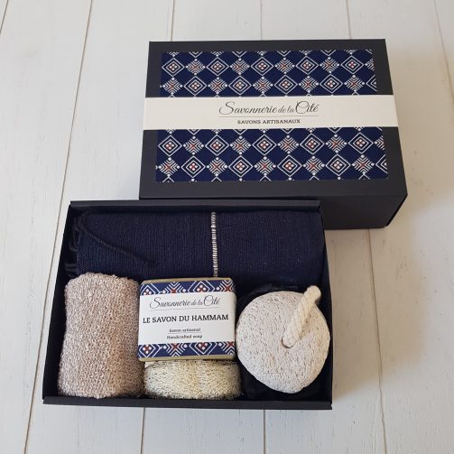 Le Coffret du Hammam - tons bleu foncé