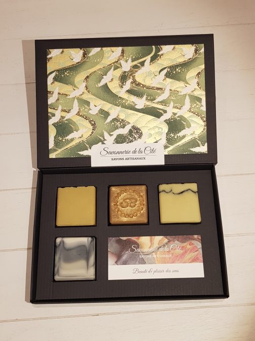 Coffret Parfums d'Orient - Vol de grues - vert