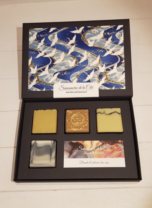 Coffret Parfums d'Orient - Vol de grues - bleu